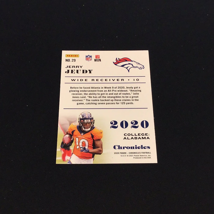 2020 Panini Chronicles #29 Jerry Jeudy RC