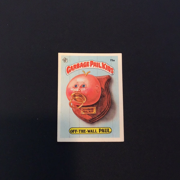 1985 Topps Garbage Pail Kids #75a Off-the-Wall Paul