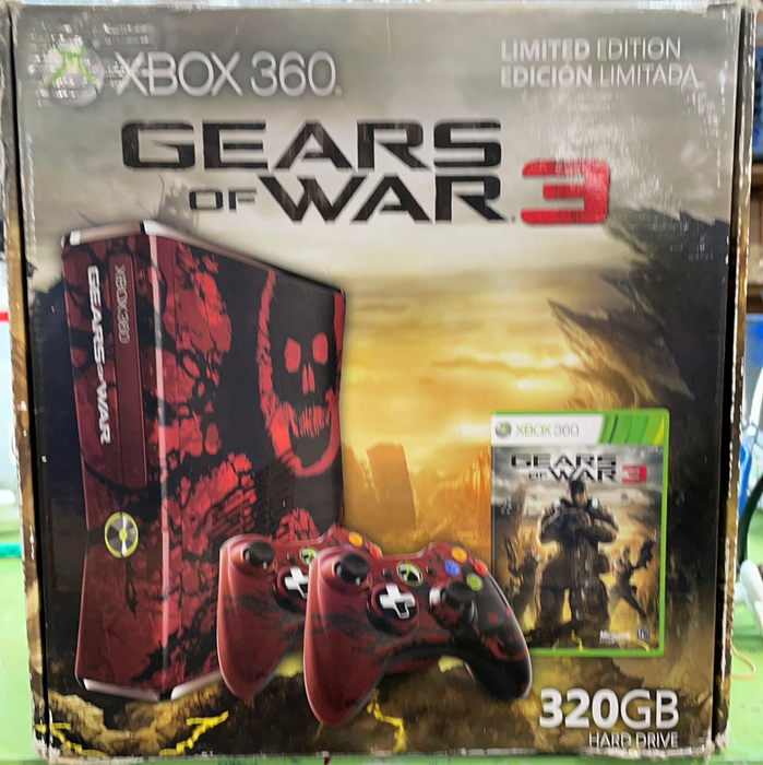 Gears of War 3 Limited Edition Xbox 360 S System
