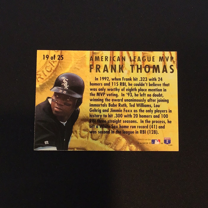 1994 Ultra Award Winners #19 Frank Thomas