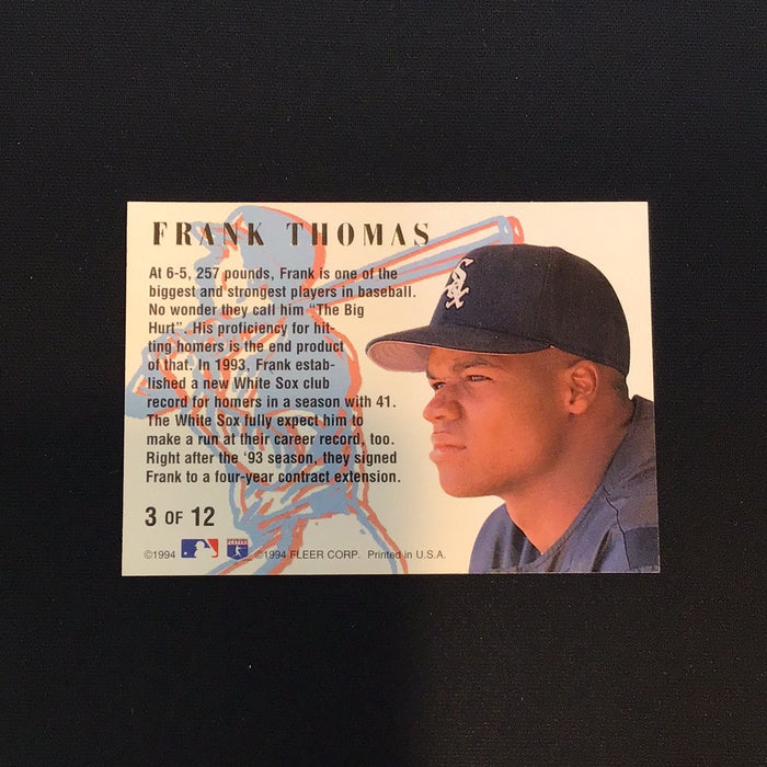 1994 Ultra Home Run Kings #3 Frank Thomas