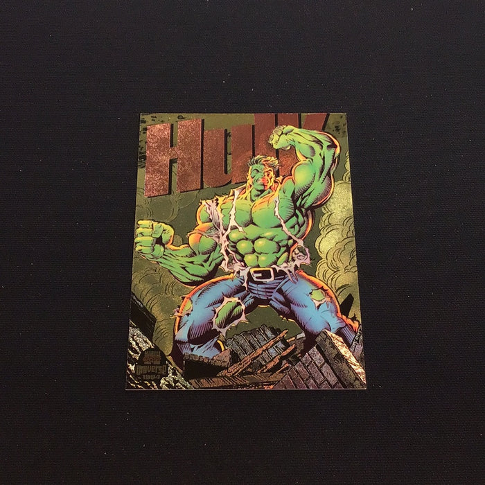 1994 Fleer Marvel Universe V Power Blast Gold #5 Hulk