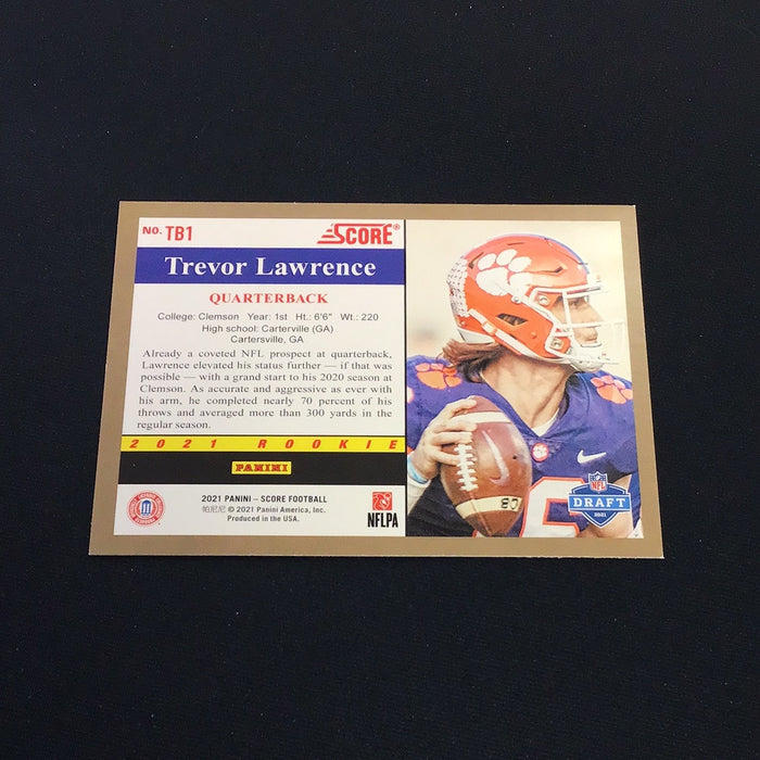 2021 Score '91 Throwback Rookies #1 Trevor Lawrence