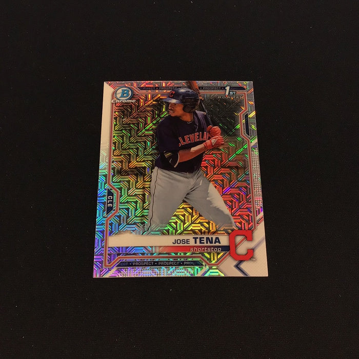 2021 Bowman Chrome Mega Box Prospects Refractors #BCP128 Jose Tena