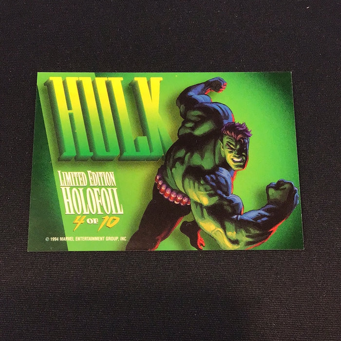 1994 Fleer Marvel Masterpieces Holofoil Silver #4 Hulk