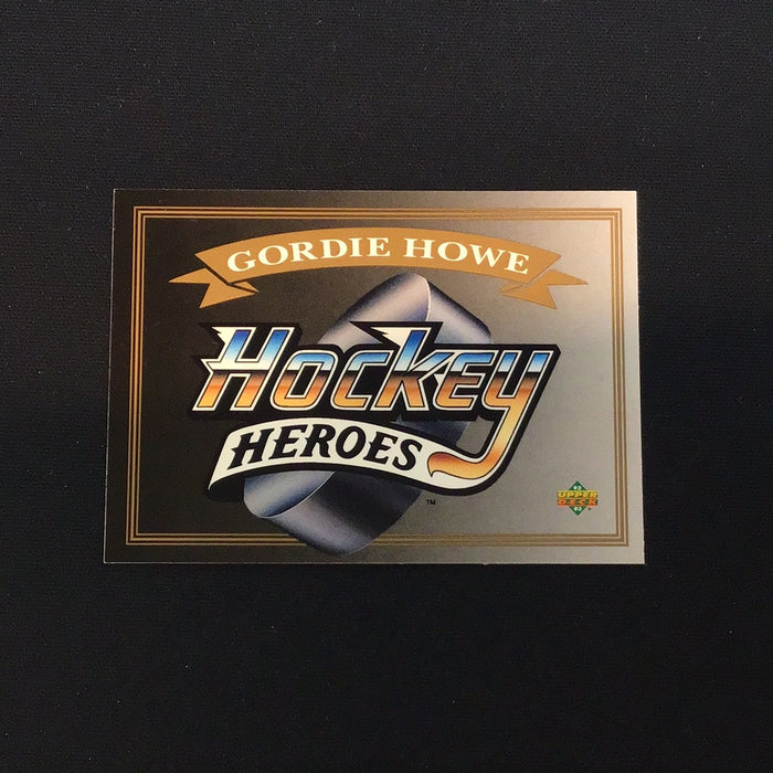 1992-93 Upper Deck Gordie Howe Heroes #NNO G.Howe Header SP