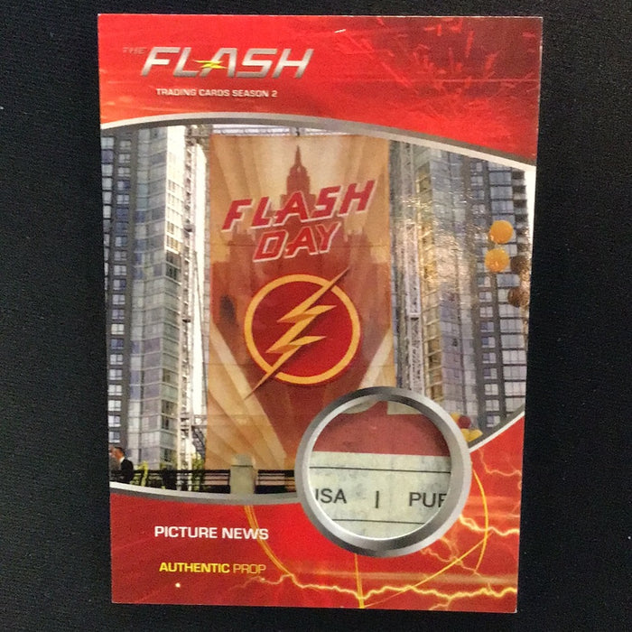 Cryptozoic The Flash Season 2 Picture News Prop Card #M25
