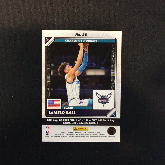 2021-22 Panini Stickers Cards #25 LaMelo Ball