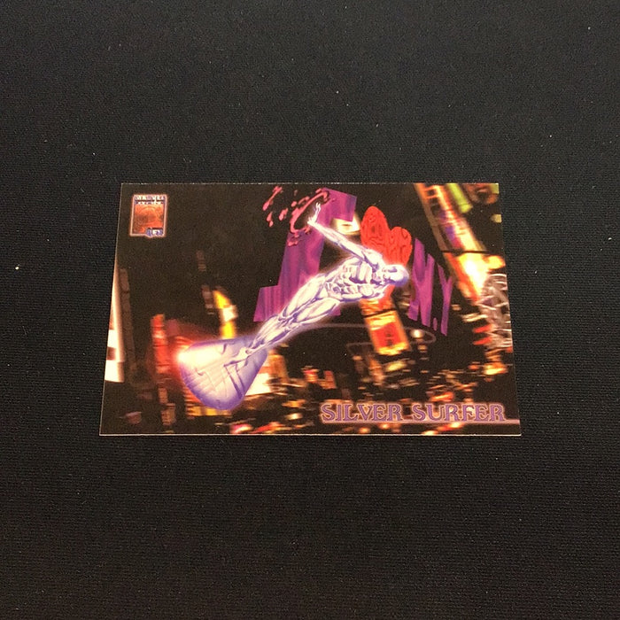 1997 Fleer SkyBox Marvel Premium QFX #3 Silver Surfer