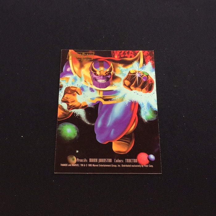 1995 Flair Marvel Annual PowerBlast #21 Thanos