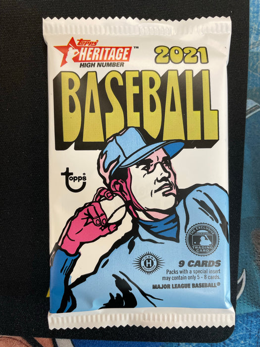 Topps 2021 Heritage High Number Baseball T/C Pack