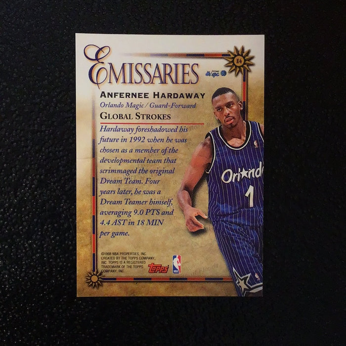 1998-99 Topps Emissaries #E4 Anfernee Hardaway