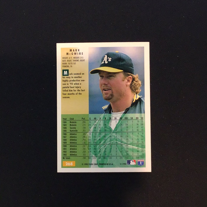 1994 Fleer #268 Mark McGwire