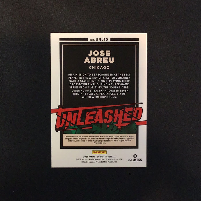 2021 Donruss Unleashed Diamond #10 Jose Abreu