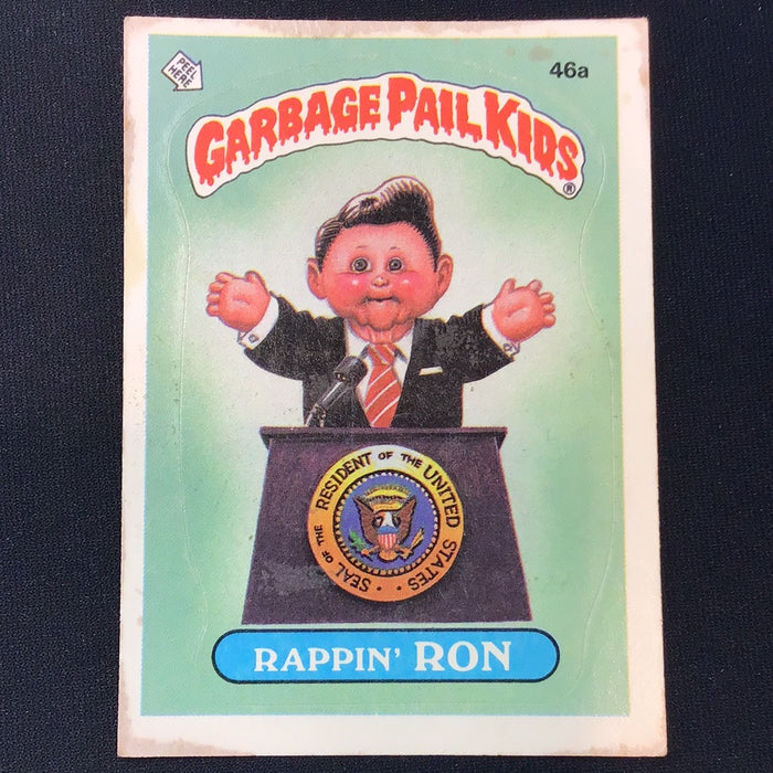 1985 Topps Garbage Pail Kids #46a Rappin' Ron