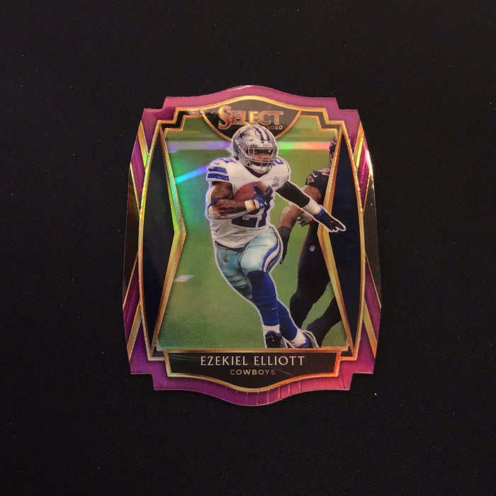 2020 Select Prizm Purple Die Cut #109 Ezekiel Elliott