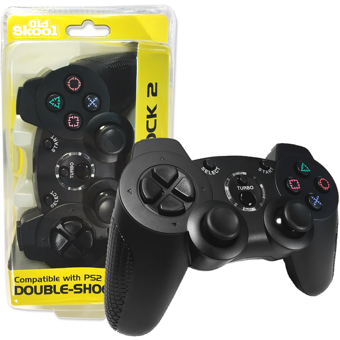 PlayStation 2 PS2 Controller Wireless Black