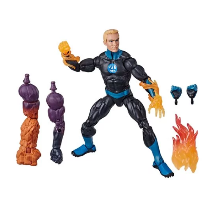 Human Torch - Fantastic Four Marvel Legends Wave 1 (Super Skrull BAF)