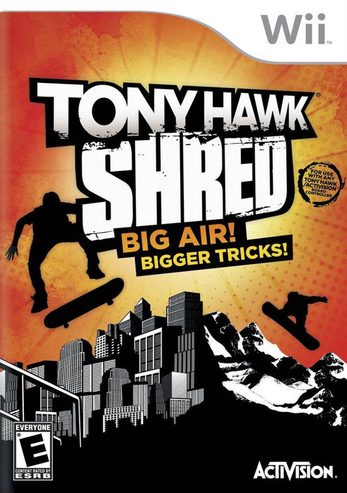 Tony Hawk: Shred for Wii