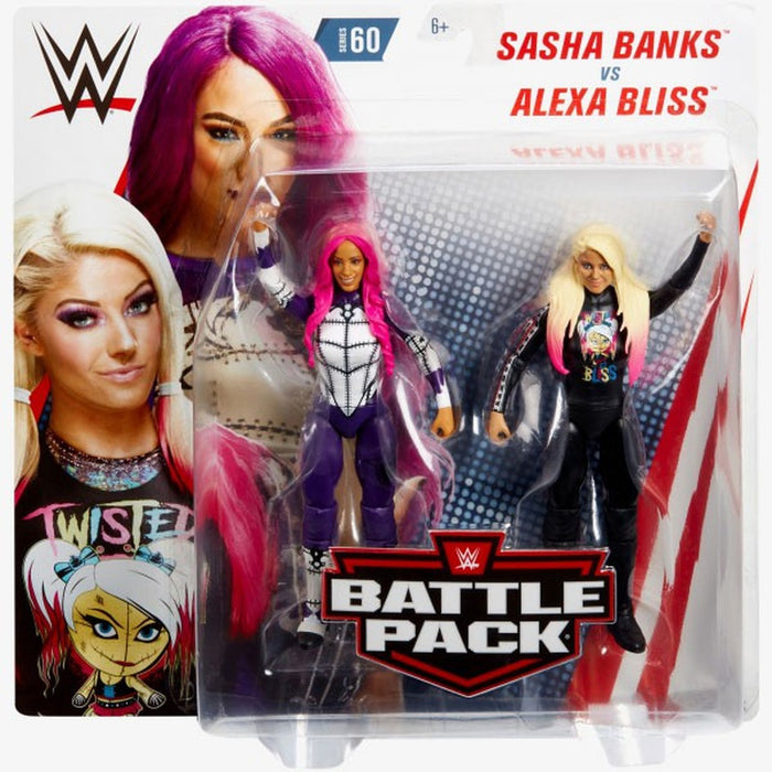 Alexa Bliss and Sasha Banks - Battle Pack Series 60